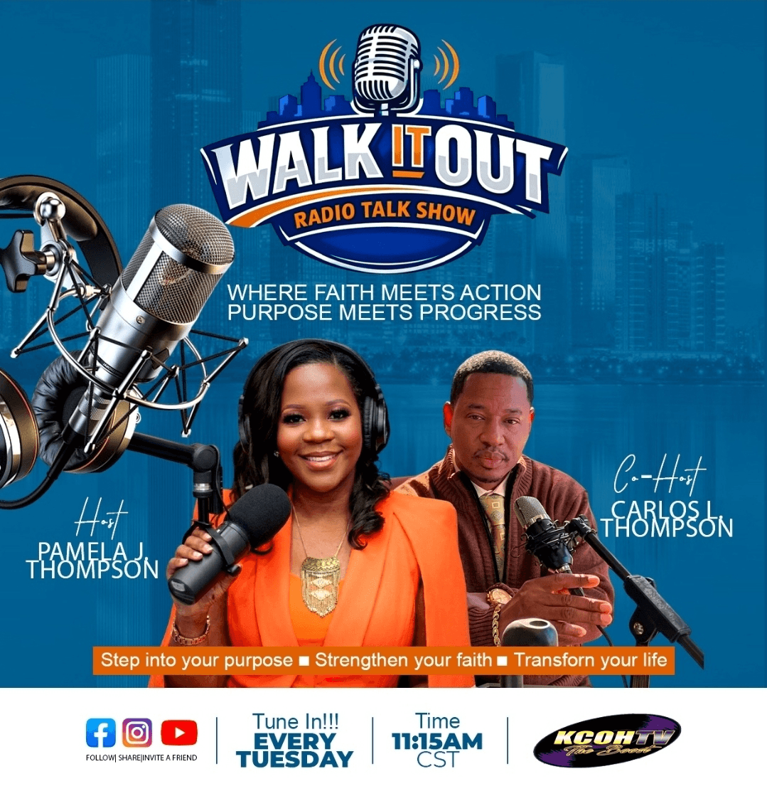 Walk It Out Radio Show Broadcast Poster
